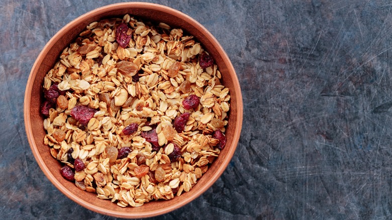 Bowl of granola 