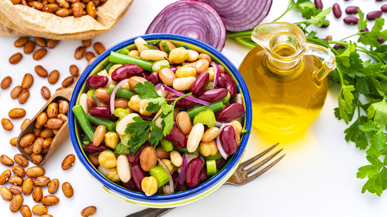 Bean salad ingredients