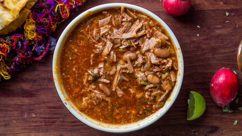 Goat birria stew