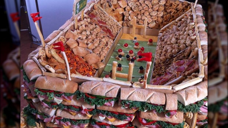 Super Bowl sandwich stadium