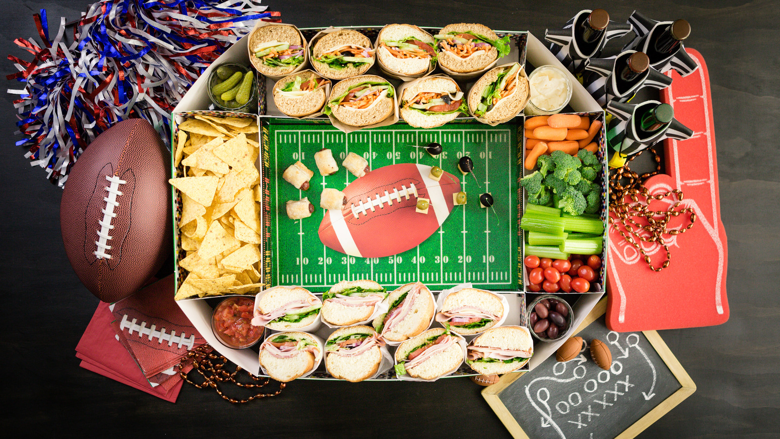 For The Ultimate Super Bowl Spread, Make A Snack Stadium