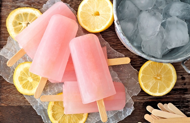 Strawberry Lemonade Frozen Pops