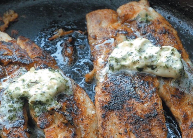 Blackened Redfish with Maître d'Hôtel Butter