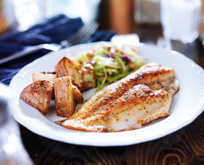 Pan-Seared Tilapia with Garlic Oil