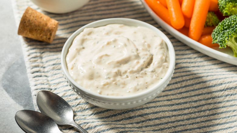 Bowl of French onion dip