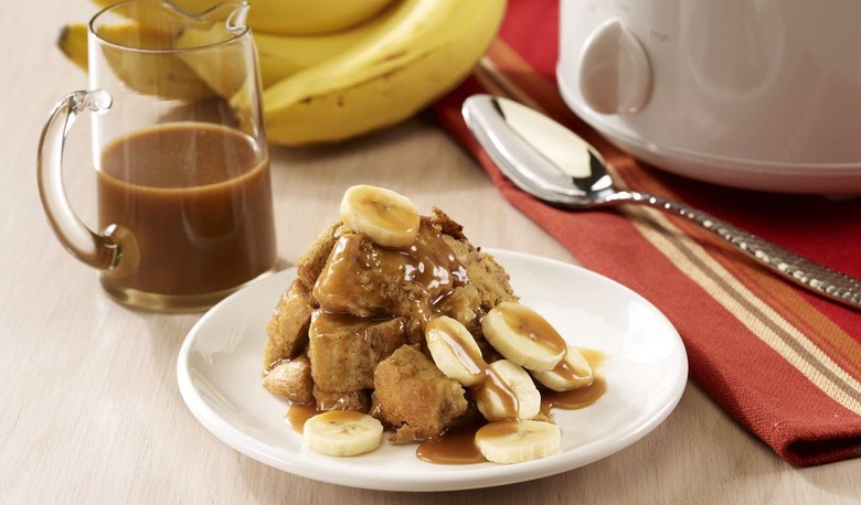 Slow Cooker Banana French Toast Casserole