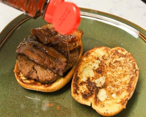 French Toast Turkey Burger