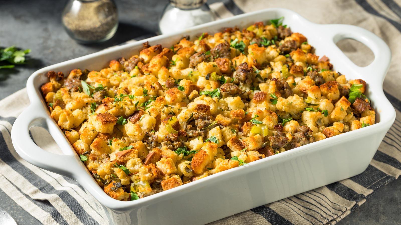 How To Doctor Up Boxed Stuffing  Thanksgiving Recipe Hack 