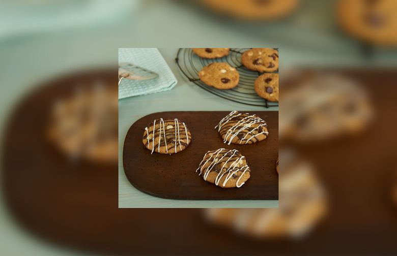 Zebra Chocolate Chip Cookies