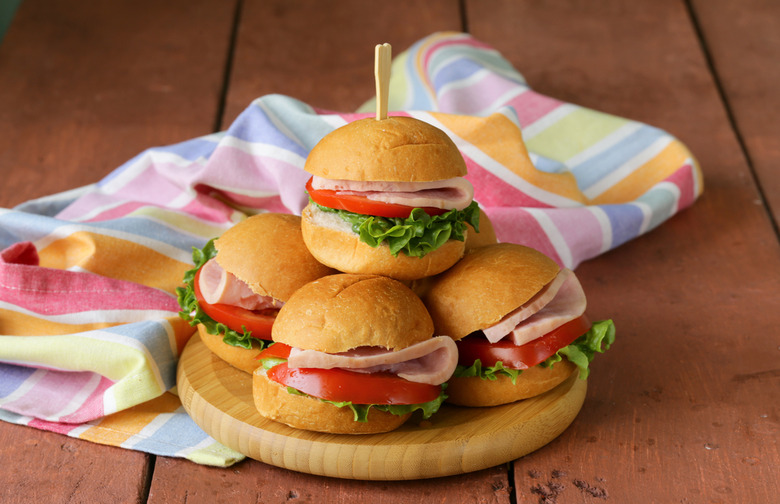 Mini Baked Ham Sandwiches