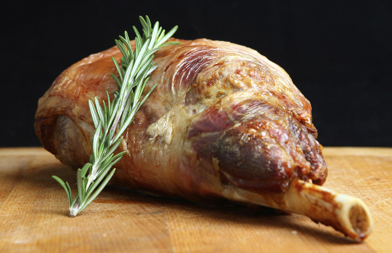 Roast Baby Lamb With Rosemary