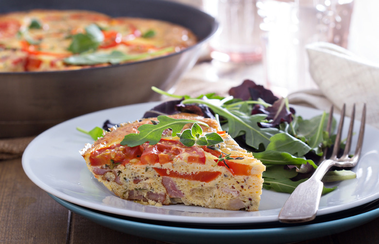 Classic Ham and Leek Frittata