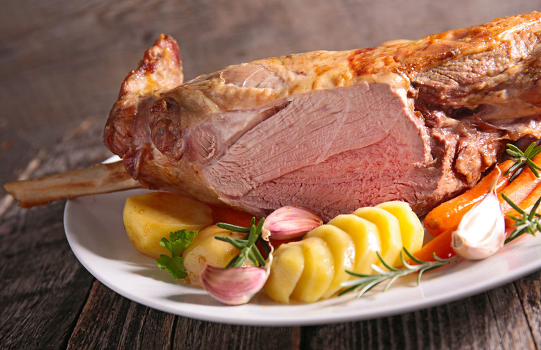 Grilled Boneless Leg of Lamb