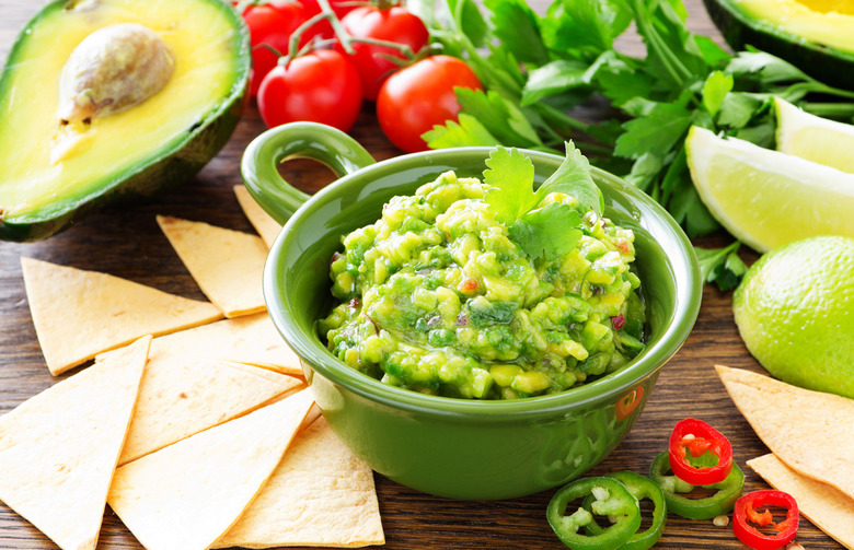 Tomatillo Guacamole Dip