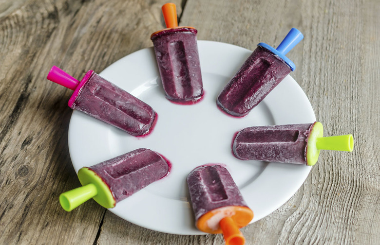 Blackberry Ice Pops