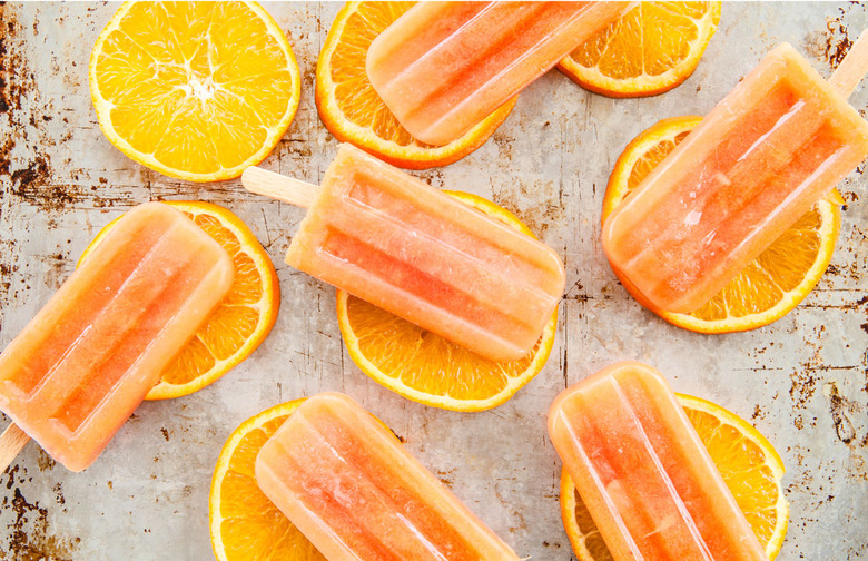 Orange Cream Ice Pops