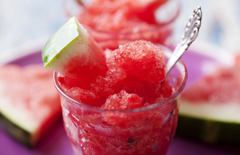 Watermelon and Mint Granita