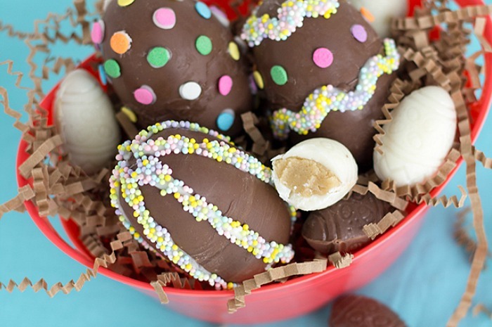 Cookie Dough Surprise Easter Eggs