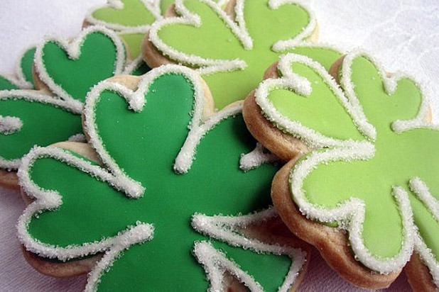 Shamrock Sugar Cookies