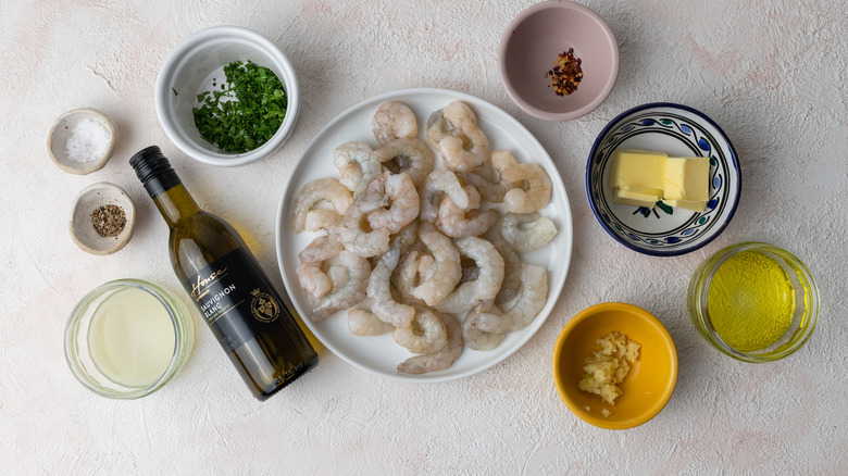 garlicky shrimp scampi ingredients 