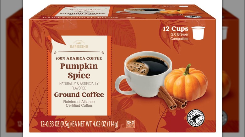 Barissimo Pumpkin Spice coffee cups