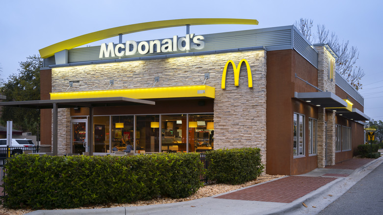 McDonald's storefront