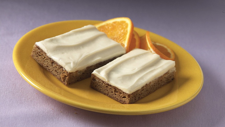 Gingerbread Bars with Cream Cheese Icing