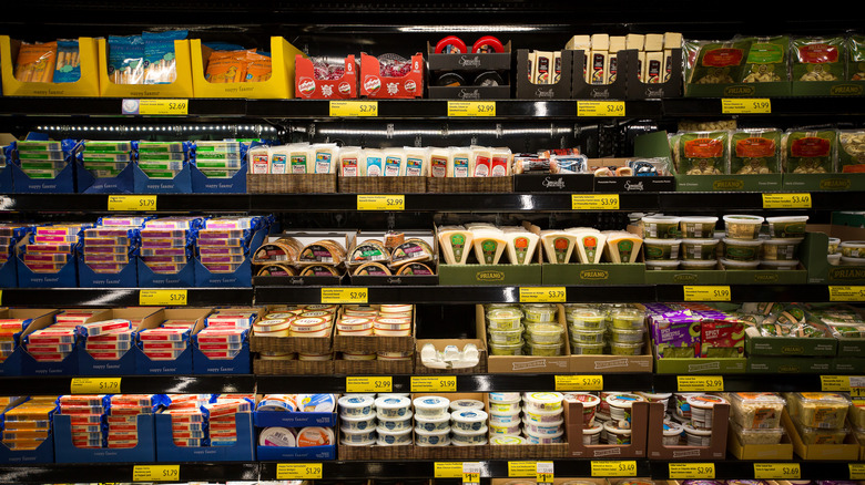 Aldi's cheese display