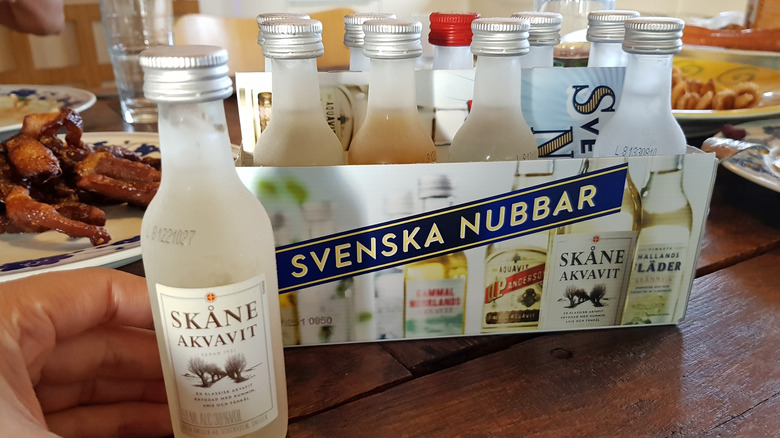 Pack of Scandinavian liquor