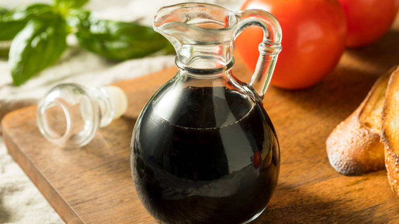 Bottle of balsamic vinegar