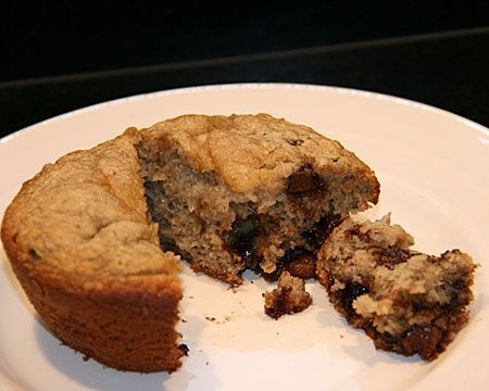 Gluten-Free Banana-Walnut Chocolate Chip Muffins