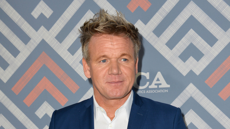 Gordon Ramsay smiling at an event