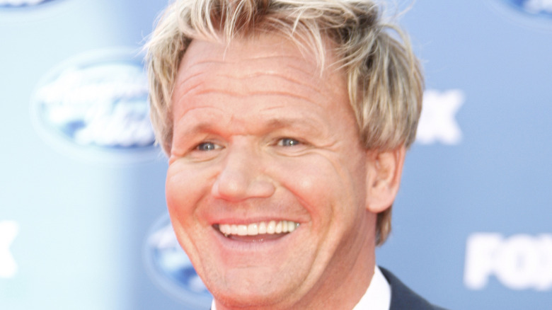 Gordon Ramsay smiling