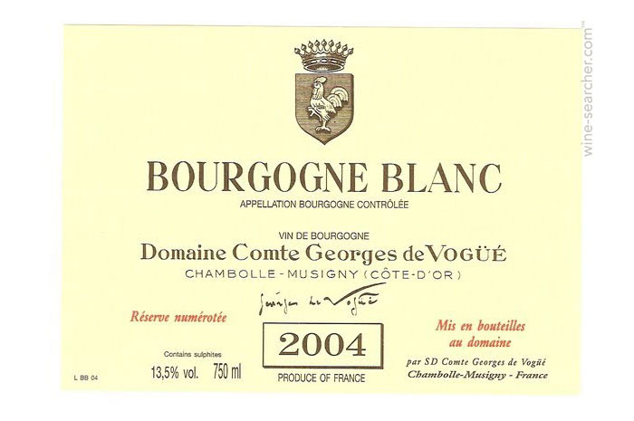 Domaine Comte Georges de Vogüé Bourgogne Blanc