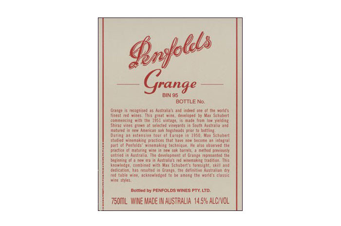 Penfolds Grange