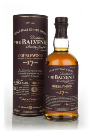 The Balvenie "DoubleWood" 17-Year-Old Single Malt Scotch Whisky ($139)