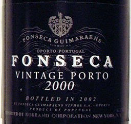 Fonseca Vintage Port 2000 ($103)