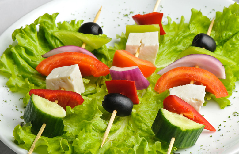 Greek Salad Skewers