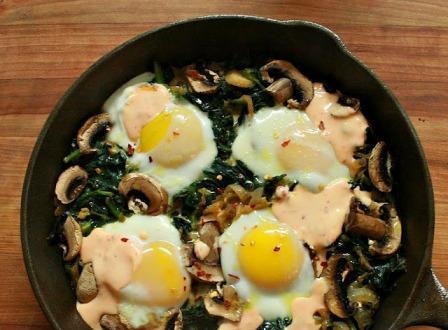 Green Egg Skillet Bake