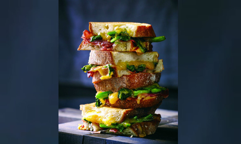 grilled cheese coppa broccoli rabe