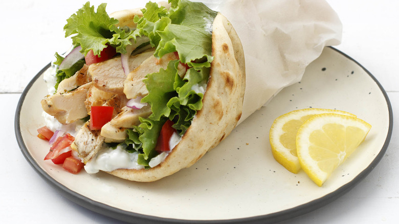 Grilled Chicken Gyros