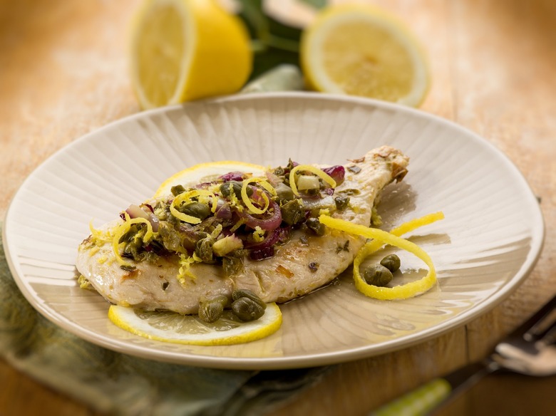 Lemon-Caper Grilled Chicken