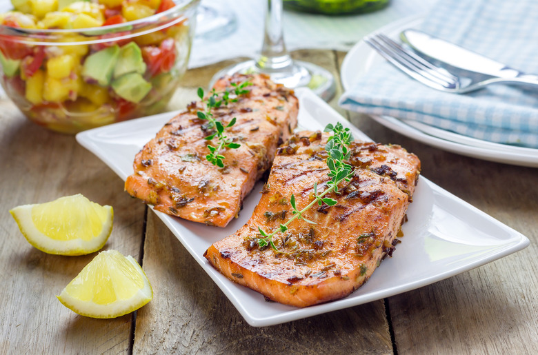 California: Grilled salmon