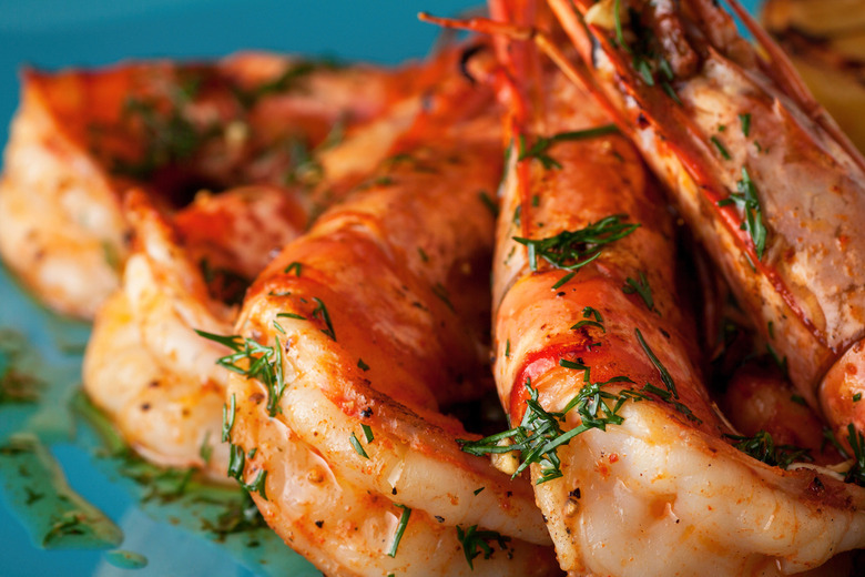 North Dakota: Grilled jumbo shrimp