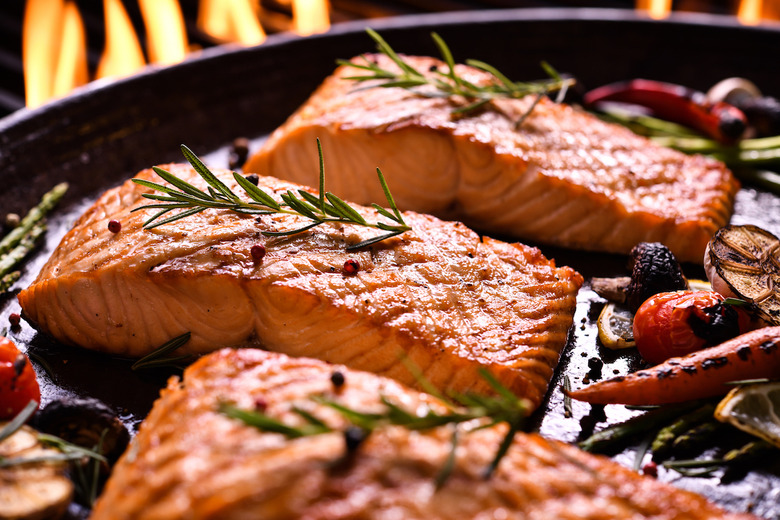 Oregon: Grilled salmon