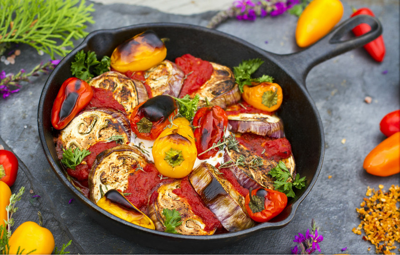 Eggplant Tomato Salad