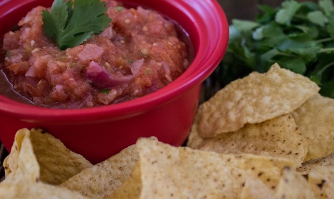 Grilled Tomato Salsa