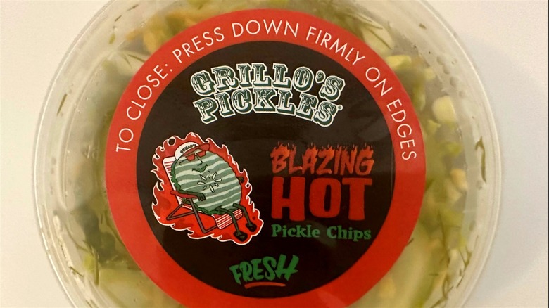 Grillo's blazing hot pickle lid