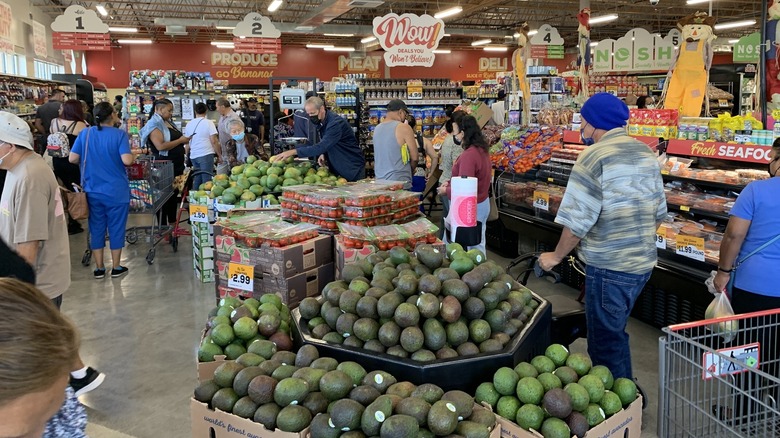 Produce section at Grocery Outlet Bargain Market