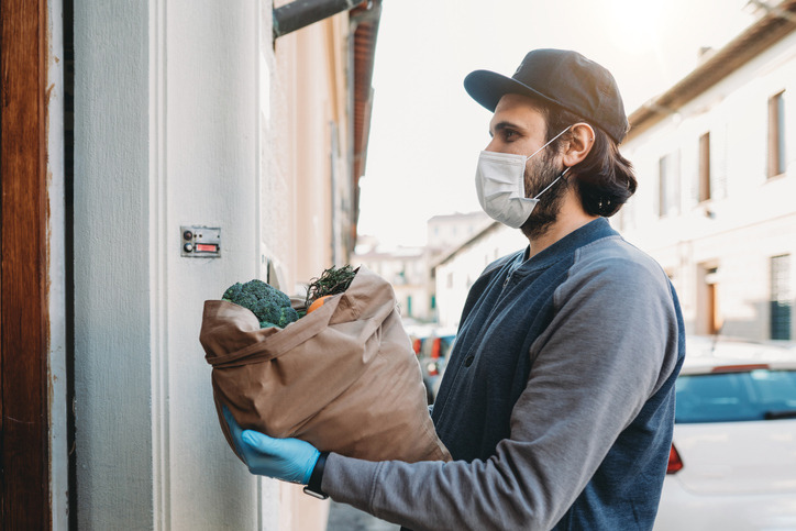 Most people feel safe handling items from delivery drivers